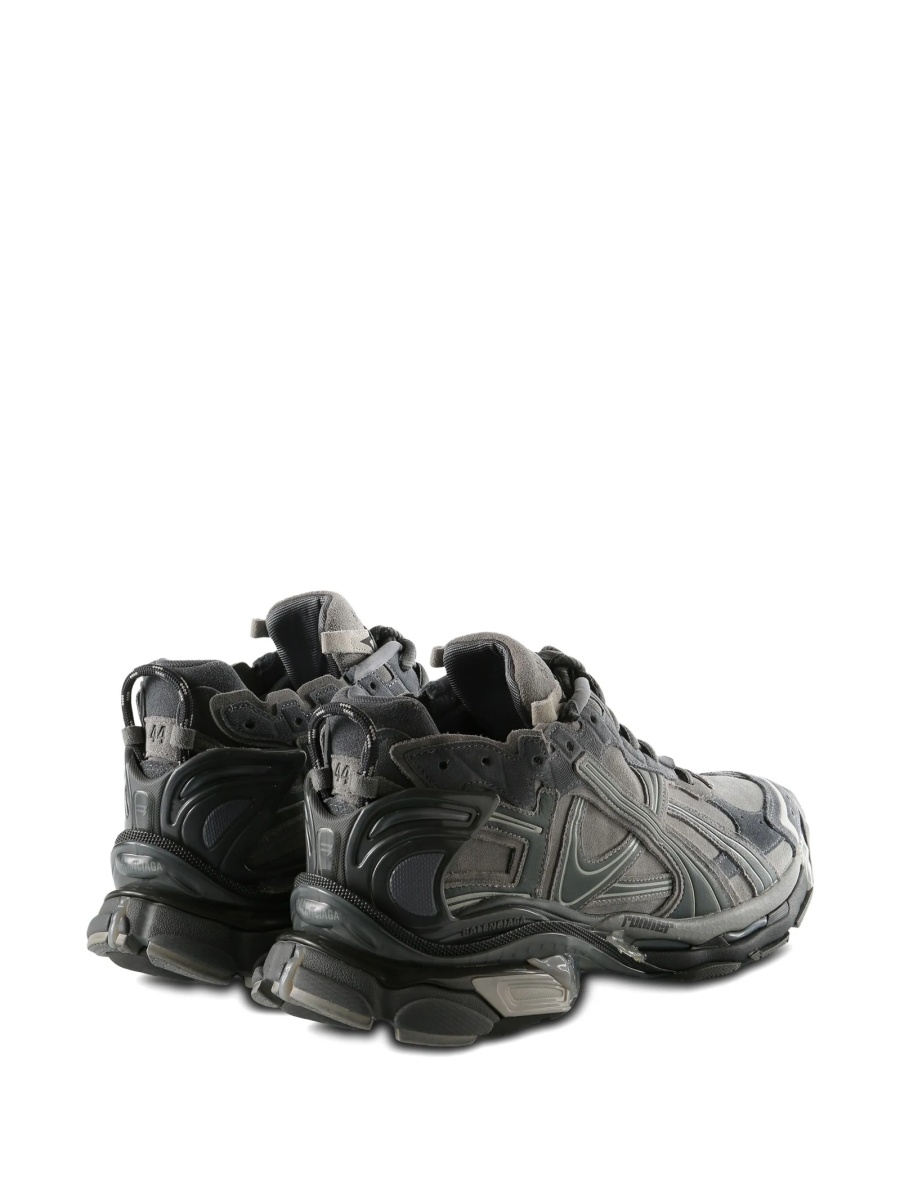 Sneakers Balenciaga gri din poliuretan si polyester - Img 3