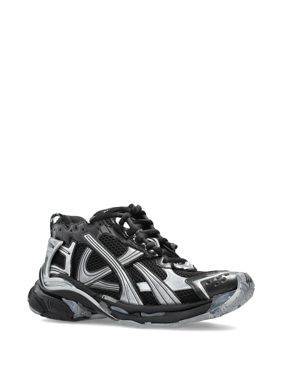 Sneakers Balenciaga negri din polyester si poliuretan - Img 2