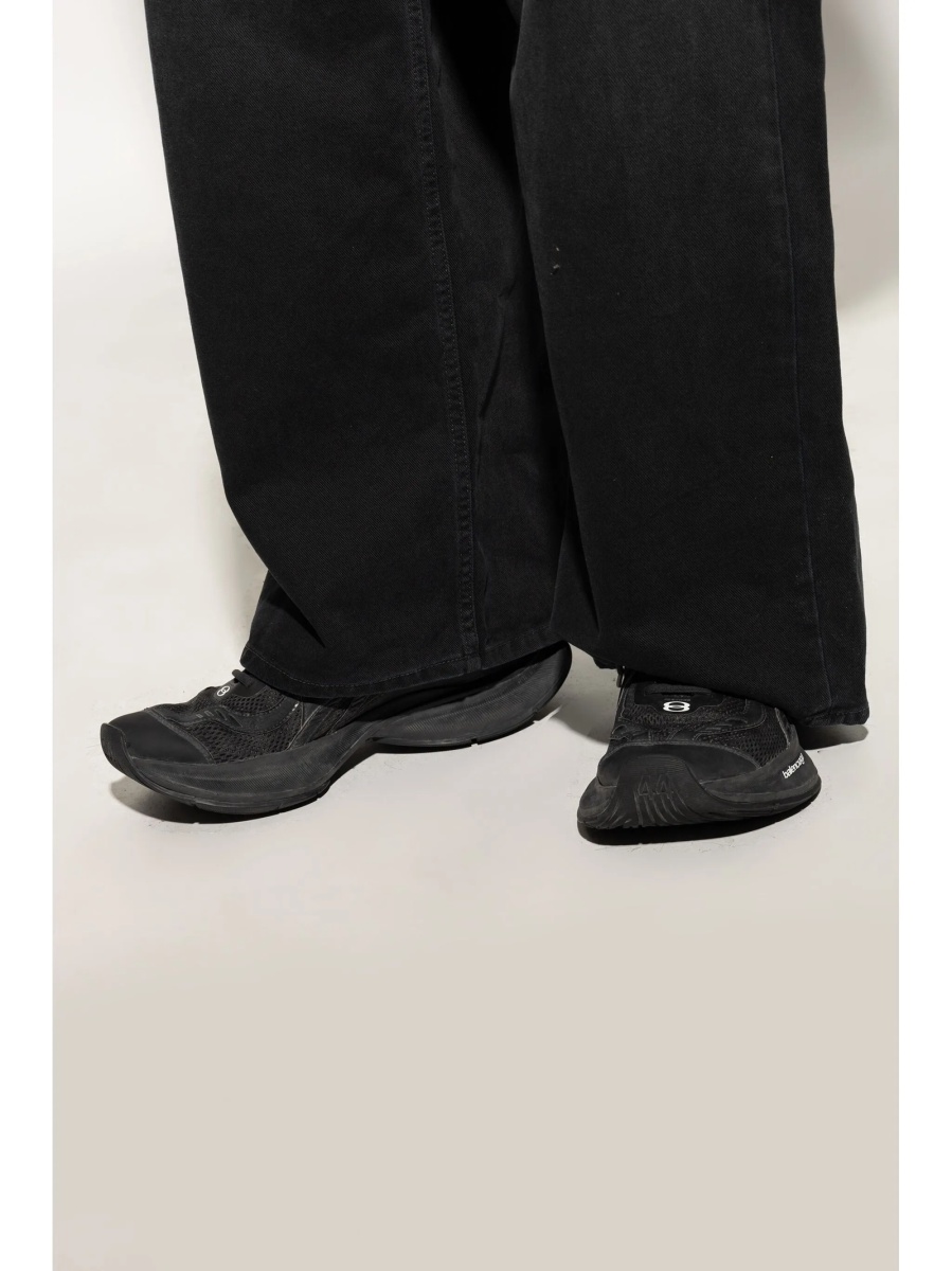 Sneakers Balenciaga negri din polyester - Img 2