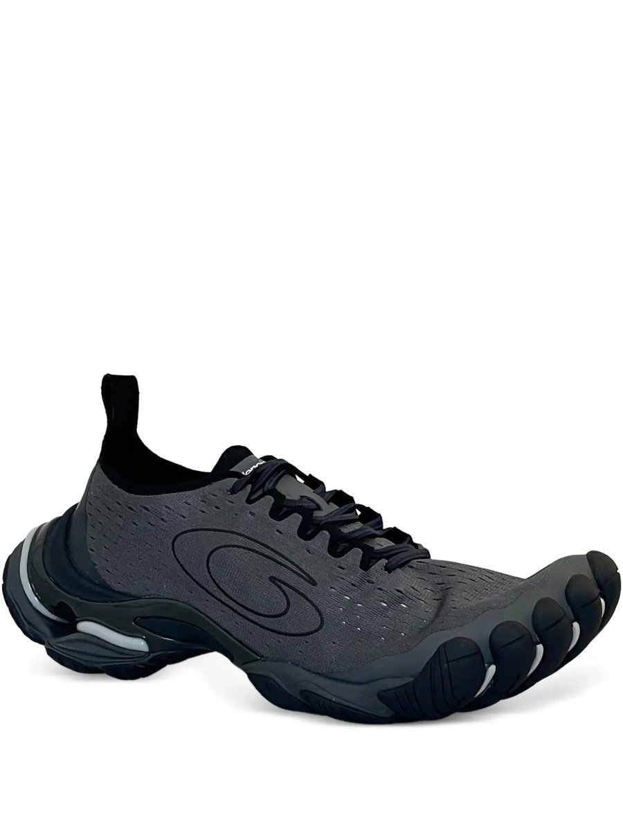 Sneakers Balenciaga negri din tesatura tehnica 'Anatomic Runner' - Img 6