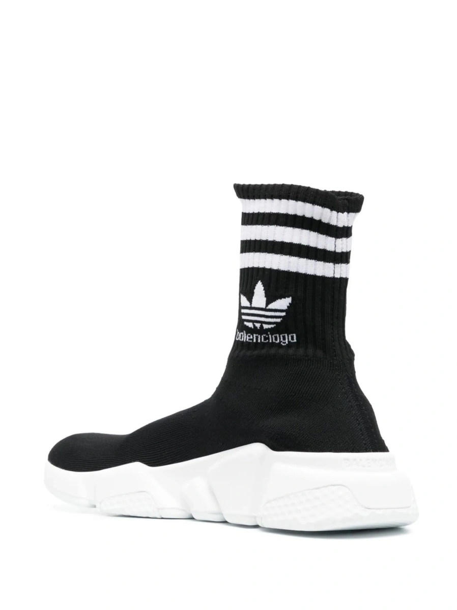 Sneakers Balenciaga Speed negri din material textil - Img 3