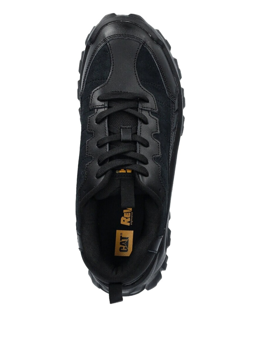 Sneakers Caterpillar negri din piele - Img 4