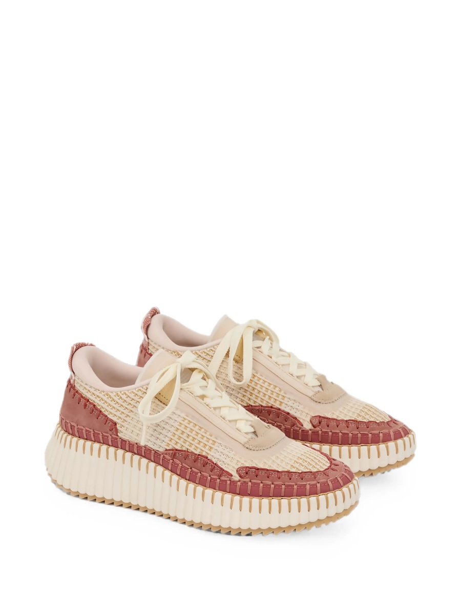 Sneakers Chloe neutri din polyester si tpu - Img 2