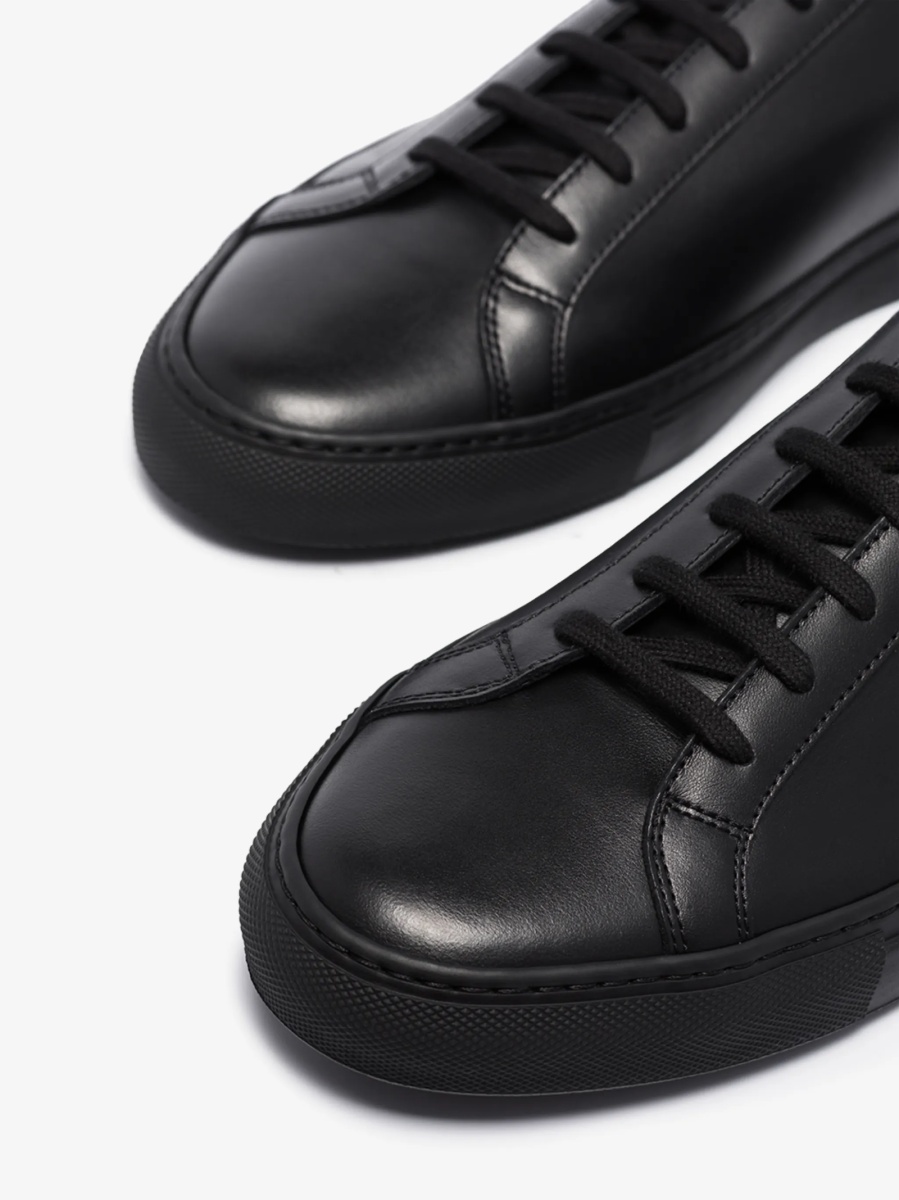 Sneakers Common Projects achilles negri din piele - Img 2
