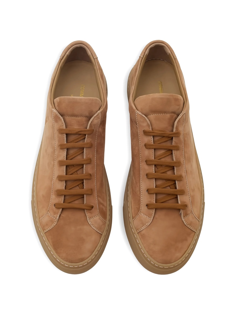 Sneakers Common Projects maro din piele - Img 4