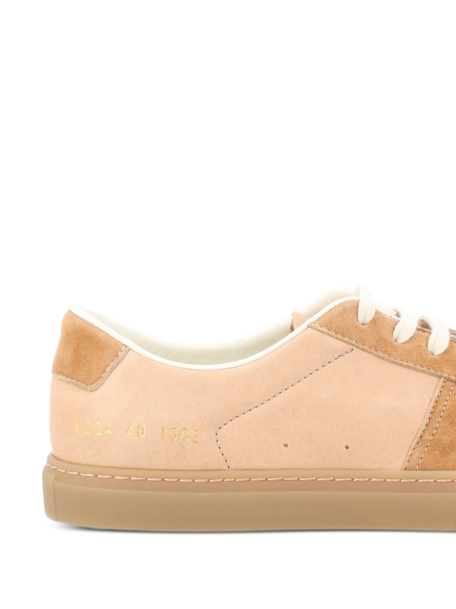 Sneakers Common Projects neutri din piele intoarsa - Img 2