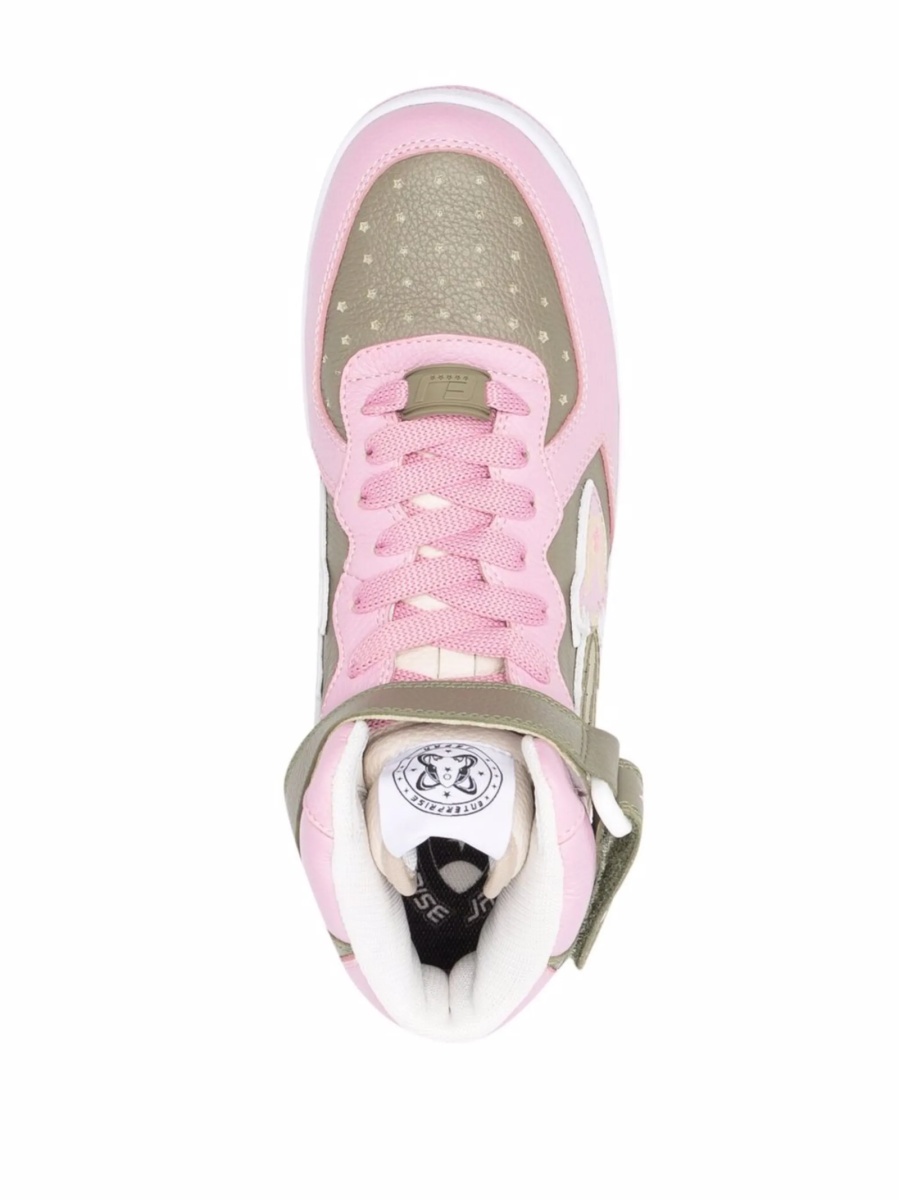 Sneakers ENTERPRISE JAPAN verzi din piele - Img 4