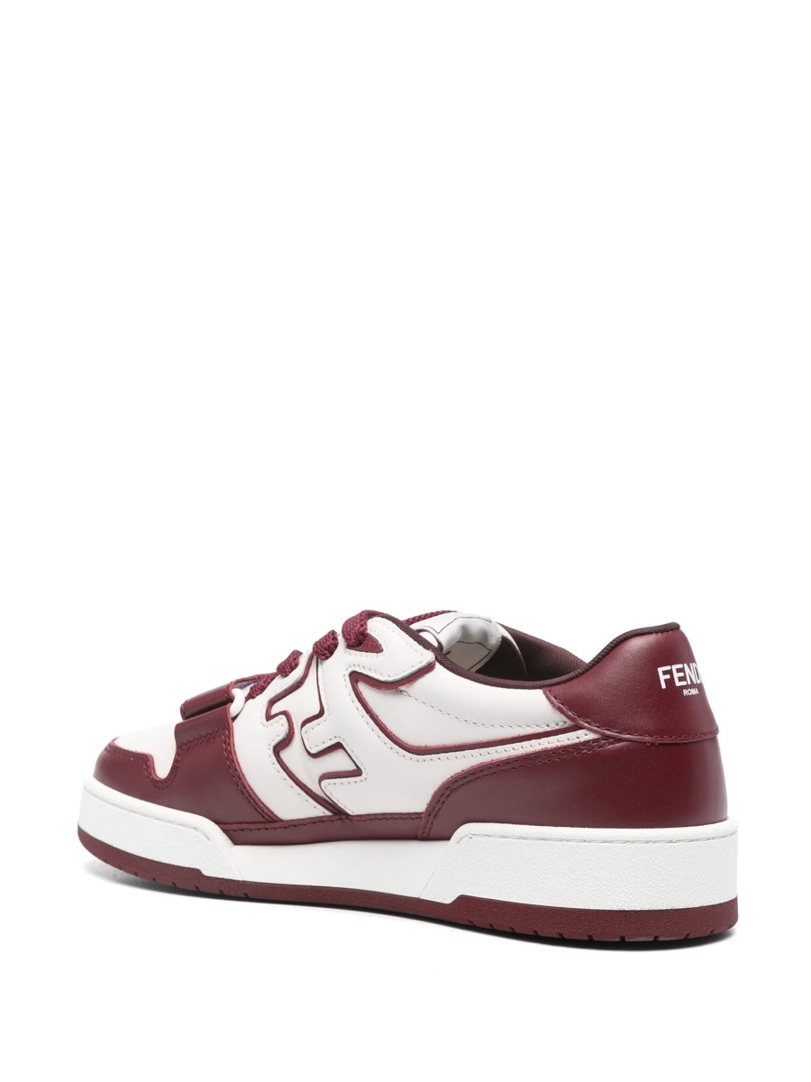 Sneakers Fendi rosii din piele - Img 3