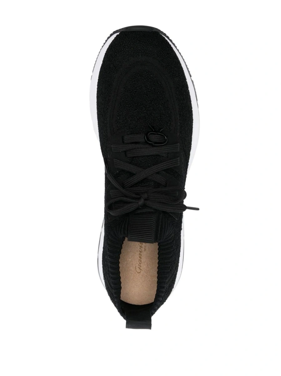 Sneakers Gianvito Rossi negri din material textil - Img 4