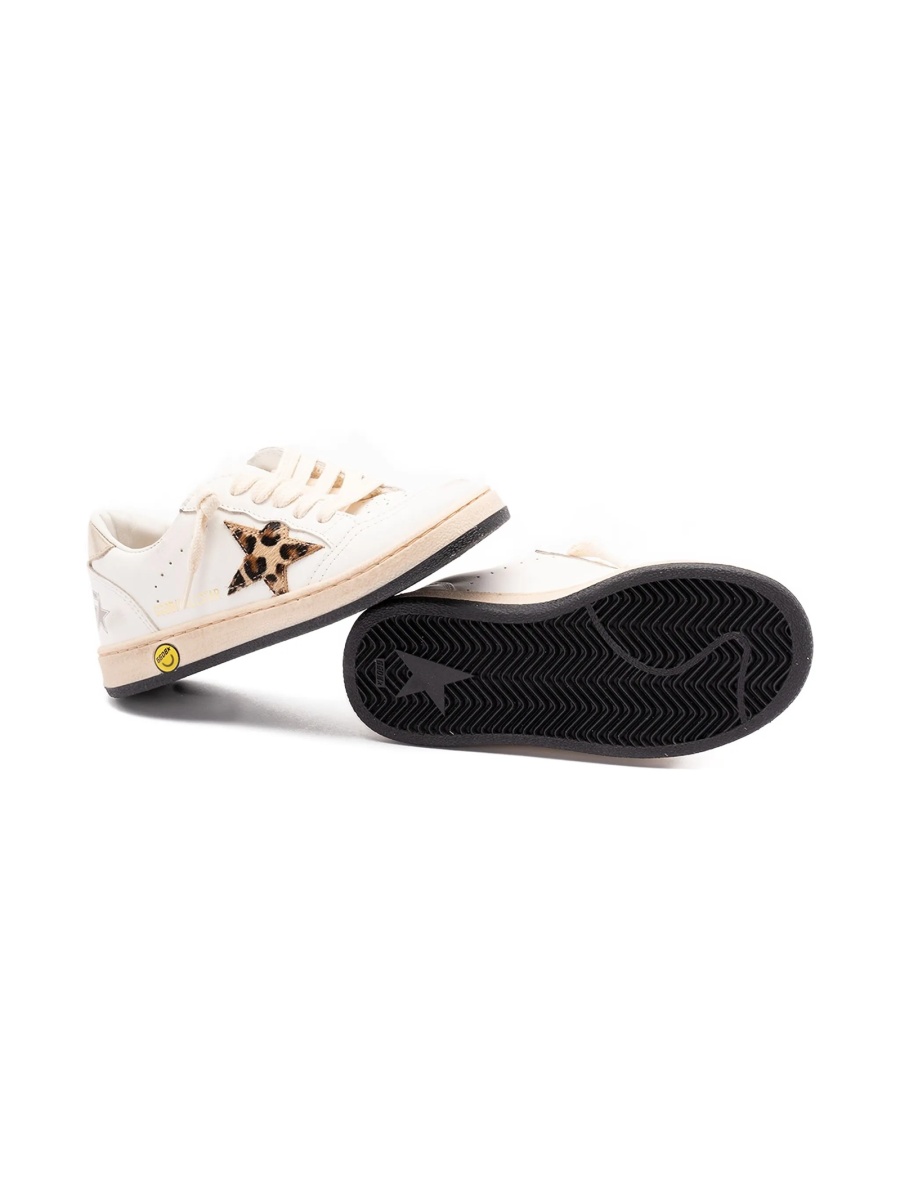 Sneakers Golden Goose albi din bos taurus - Img 3