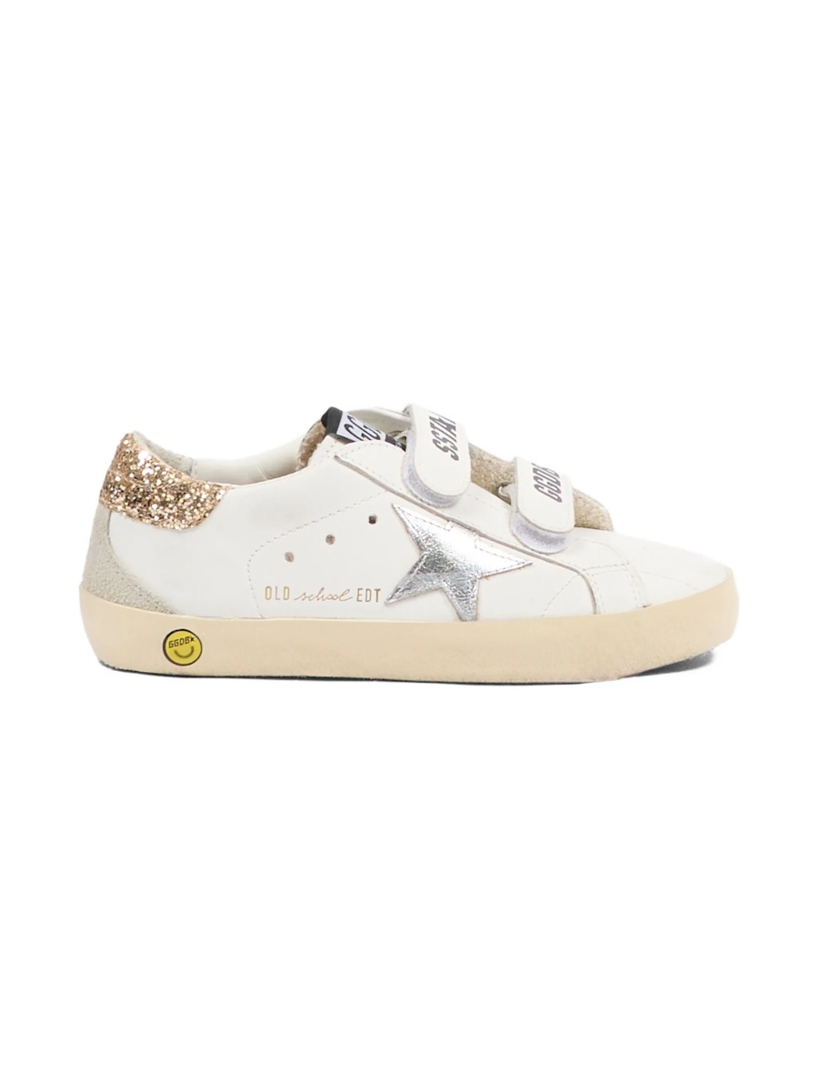 Sneakers Golden Goose albi din piele - Img 2