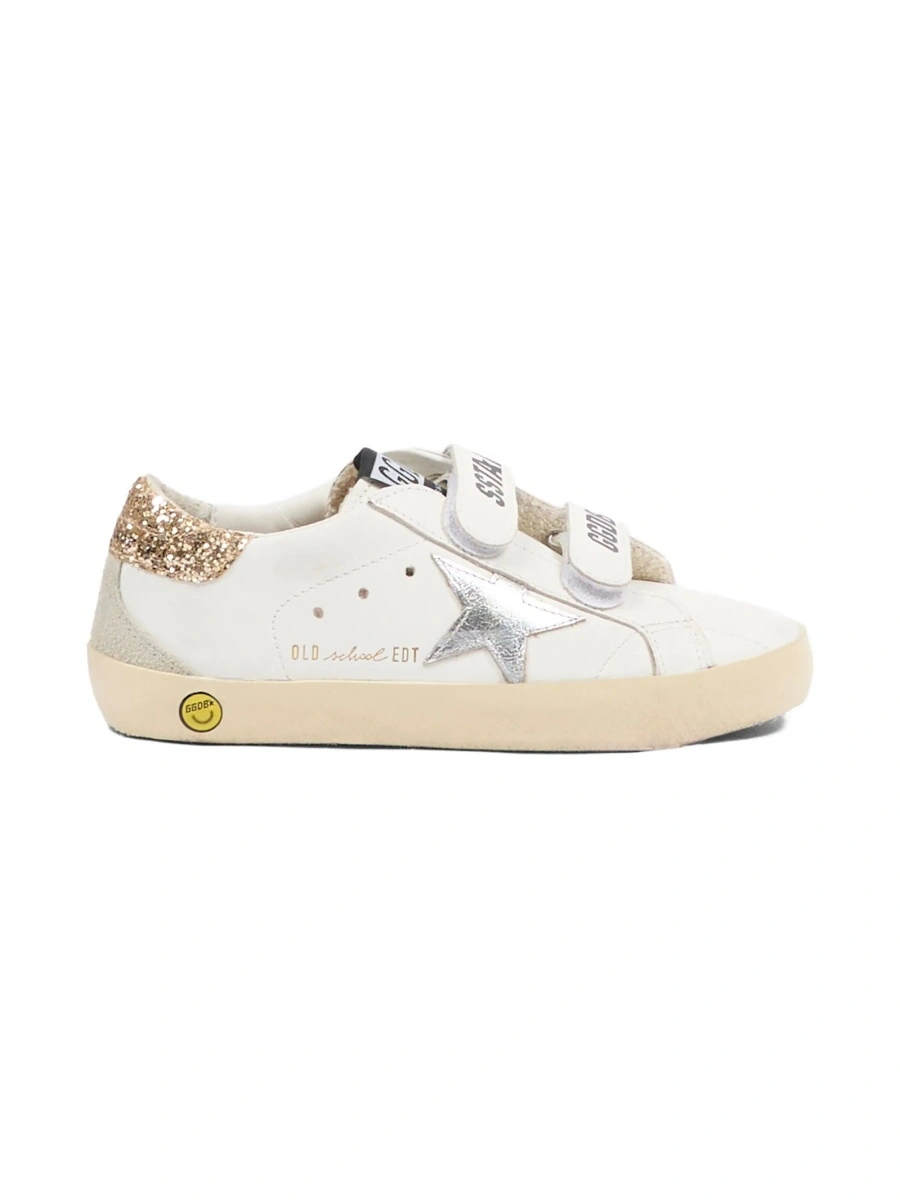 Sneakers Golden Goose albi din piele - Img 2