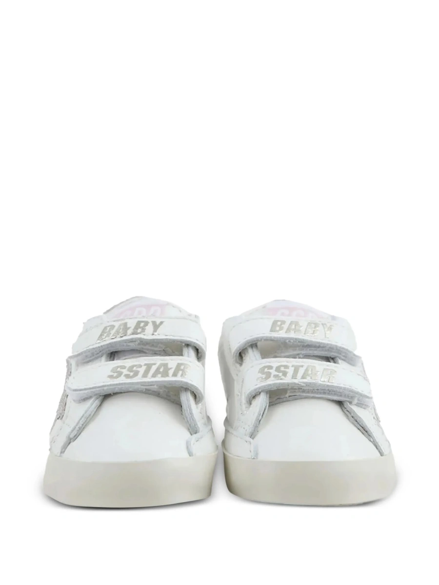 Sneakers Golden Goose albi din poliuretan si poliamida - Img 3