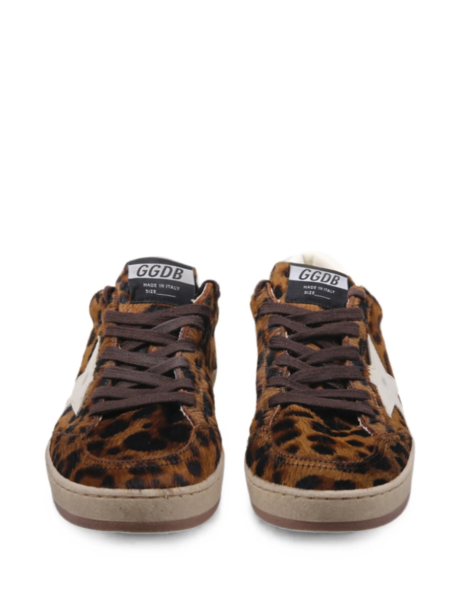 Sneakers Golden Goose ball star maro din par de vitel - Img 2