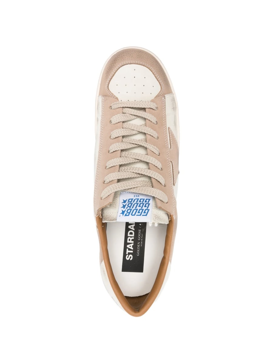 Sneakers Golden Goose stardan neutri din piele - Img 4