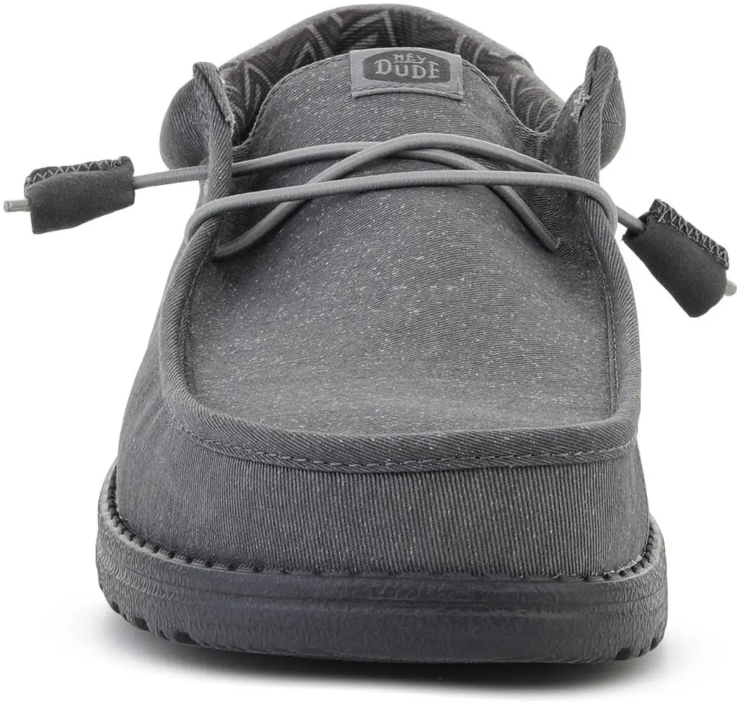 Sneakers HEYDUDE WALLY STRETCH CANVAS BLOCK GRANITE GREY/MULTI - Img 2