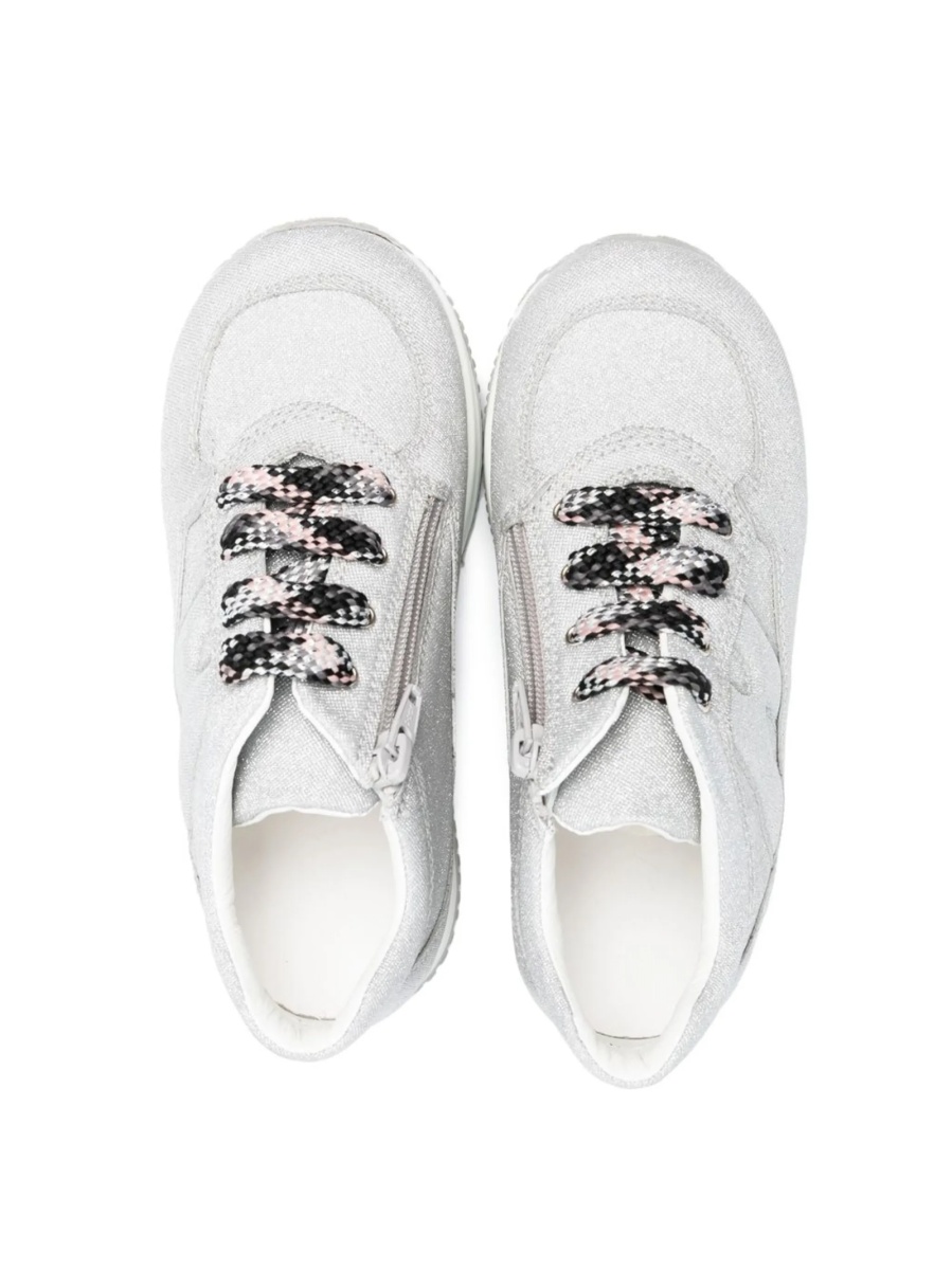 Sneakers Hogan gri din material textil - Img 3