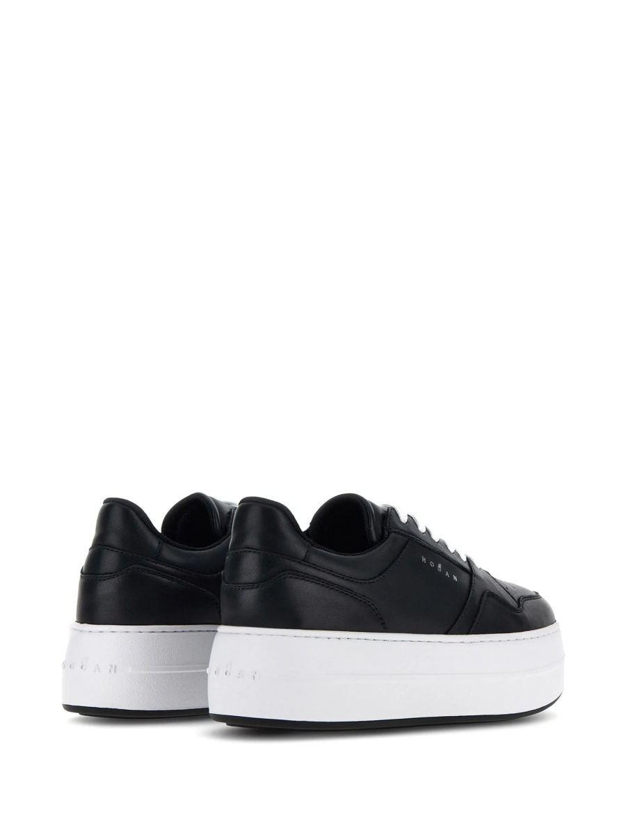 Sneakers Hogan negri din piele - Img 3