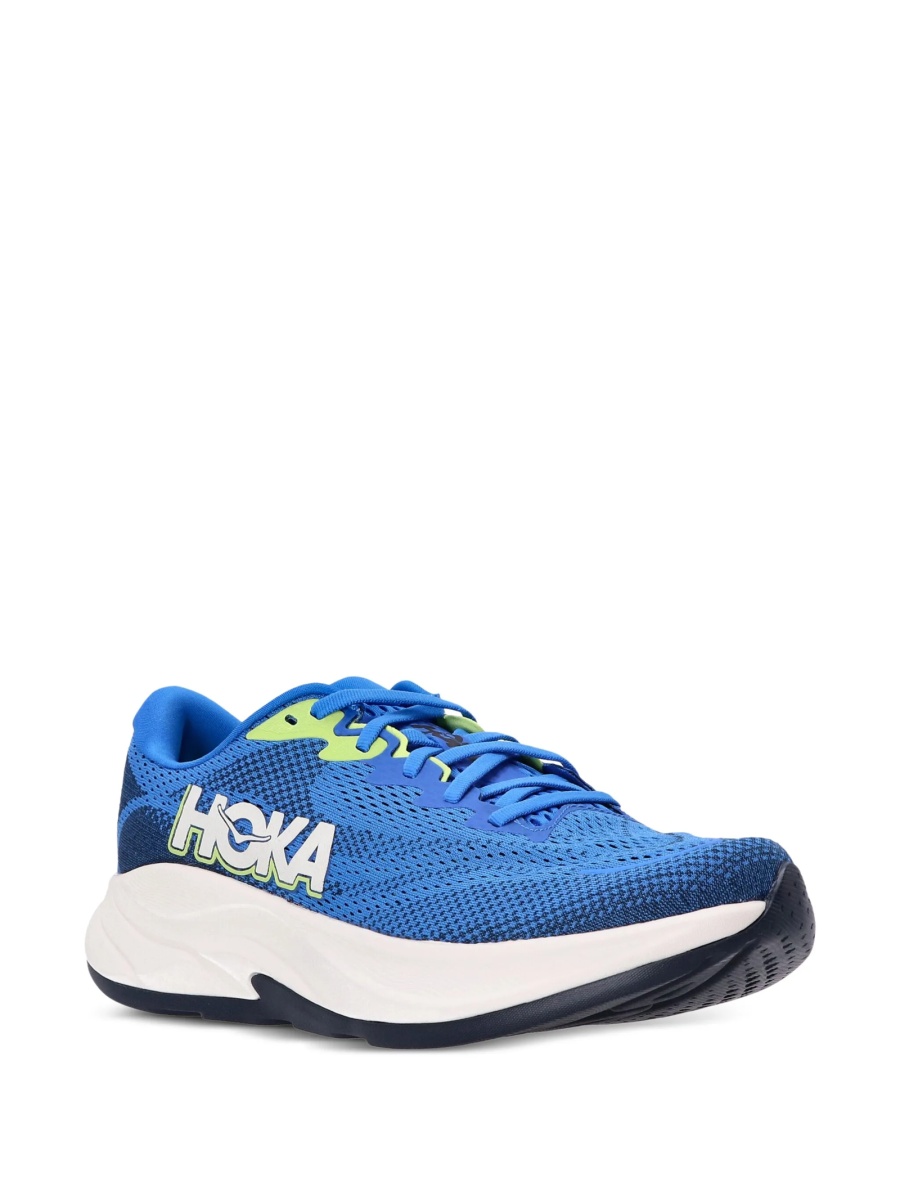 Sneakers Hoka One One albastri din material textil - Img 2