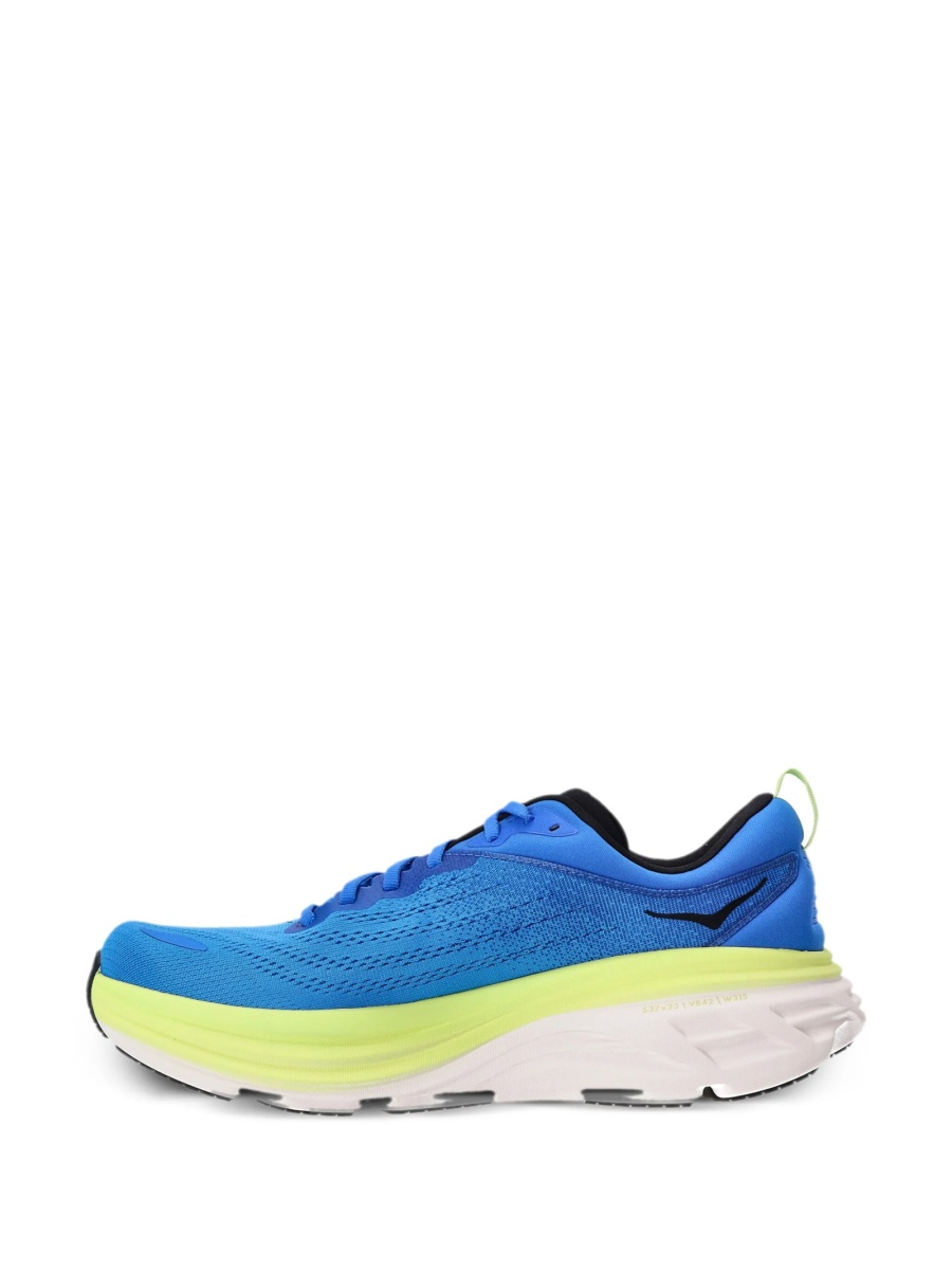 Sneakers Hoka One One albastri din material textil - Img 3