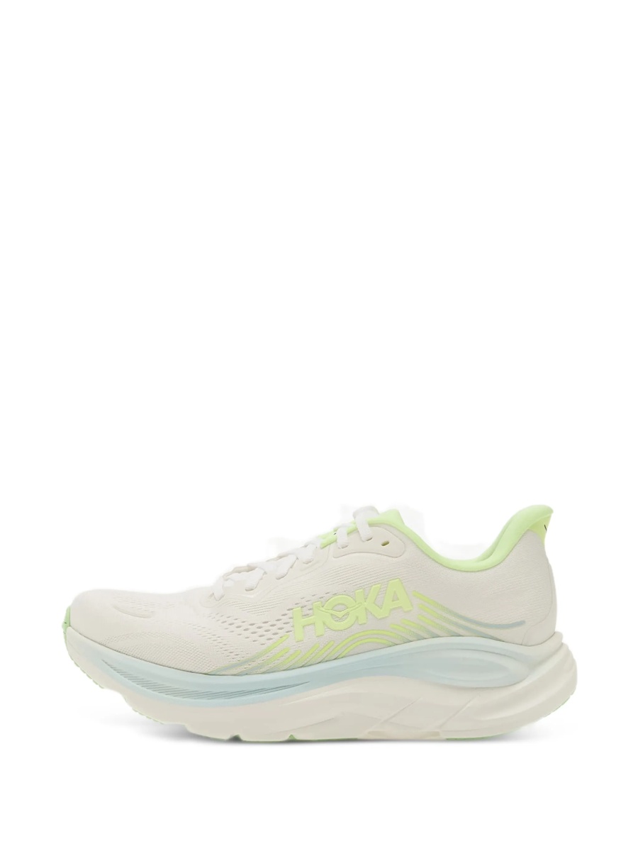Sneakers Hoka One One albi din plasa - Img 2