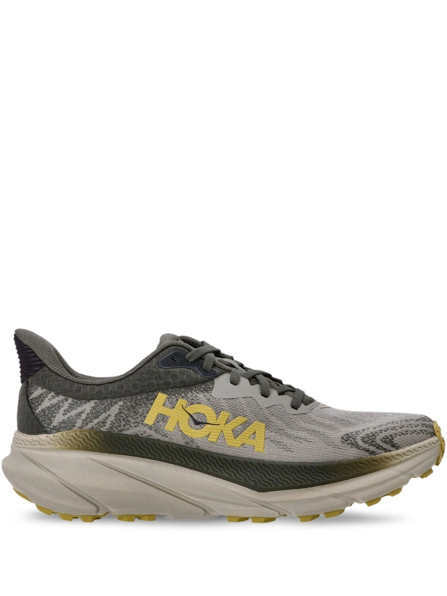 Sneakers Hoka One One gri din material textil si poliuretan - Img 10