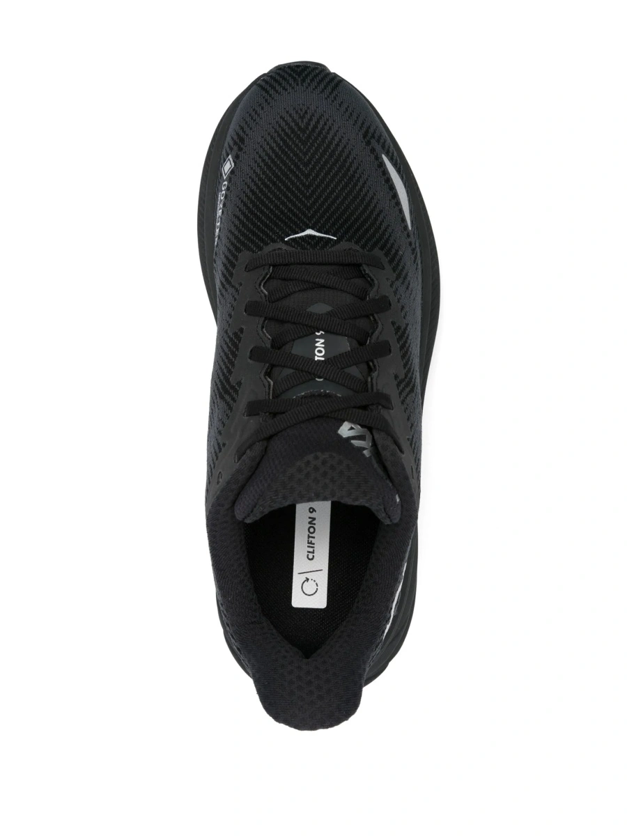 Sneakers Hoka One One negri din material textil si poliuretan - Img 4
