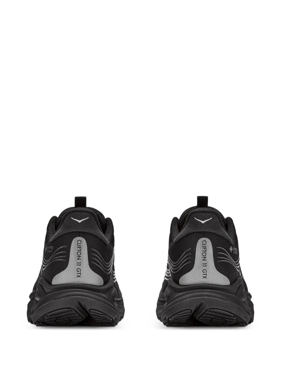 Sneakers Hoka One One negri din material textil - Img 3