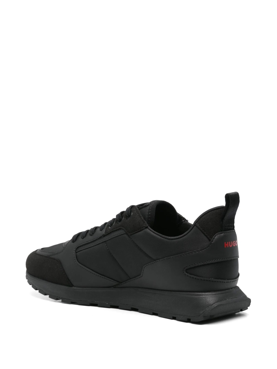 Sneakers Hugo Boss negri din poliuretan si nylon - Img 3