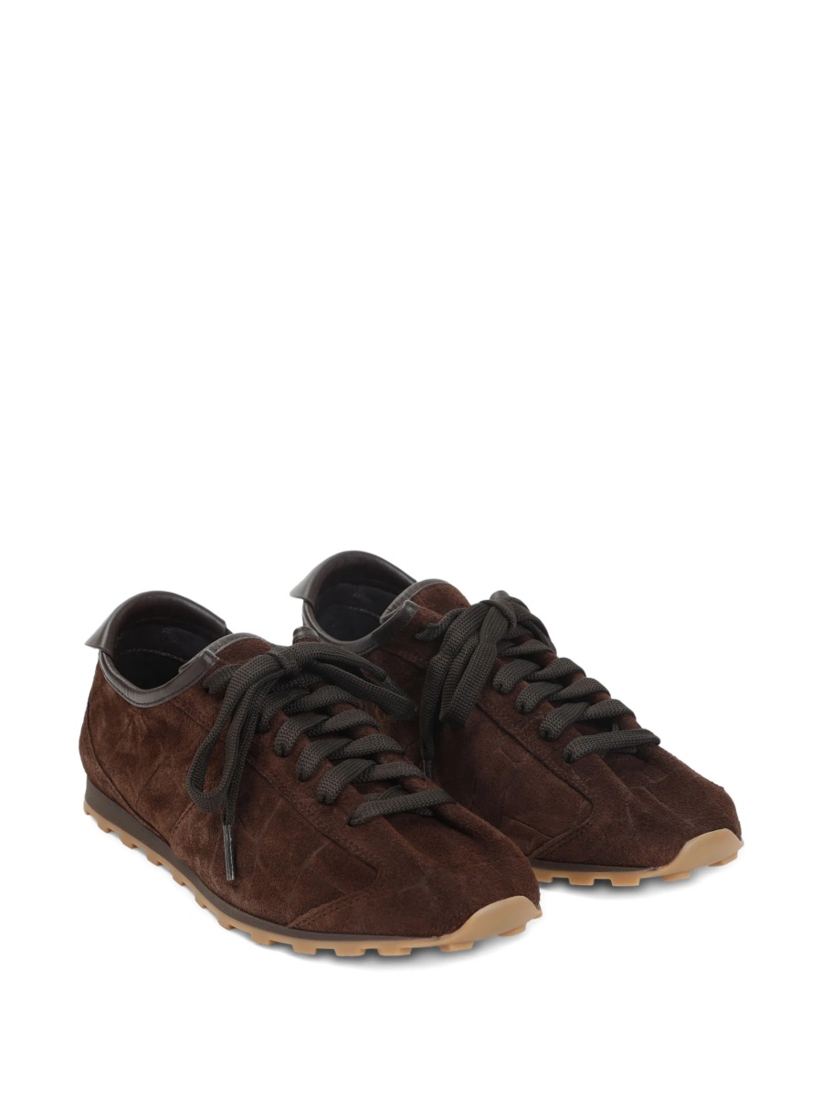 Sneakers JACQUEMUS maro din poliuretan si piele intoarsa - Img 2
