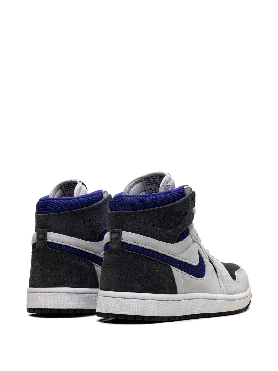 Sneakers Jordan air jordan 1 gri din material textil - Img 3