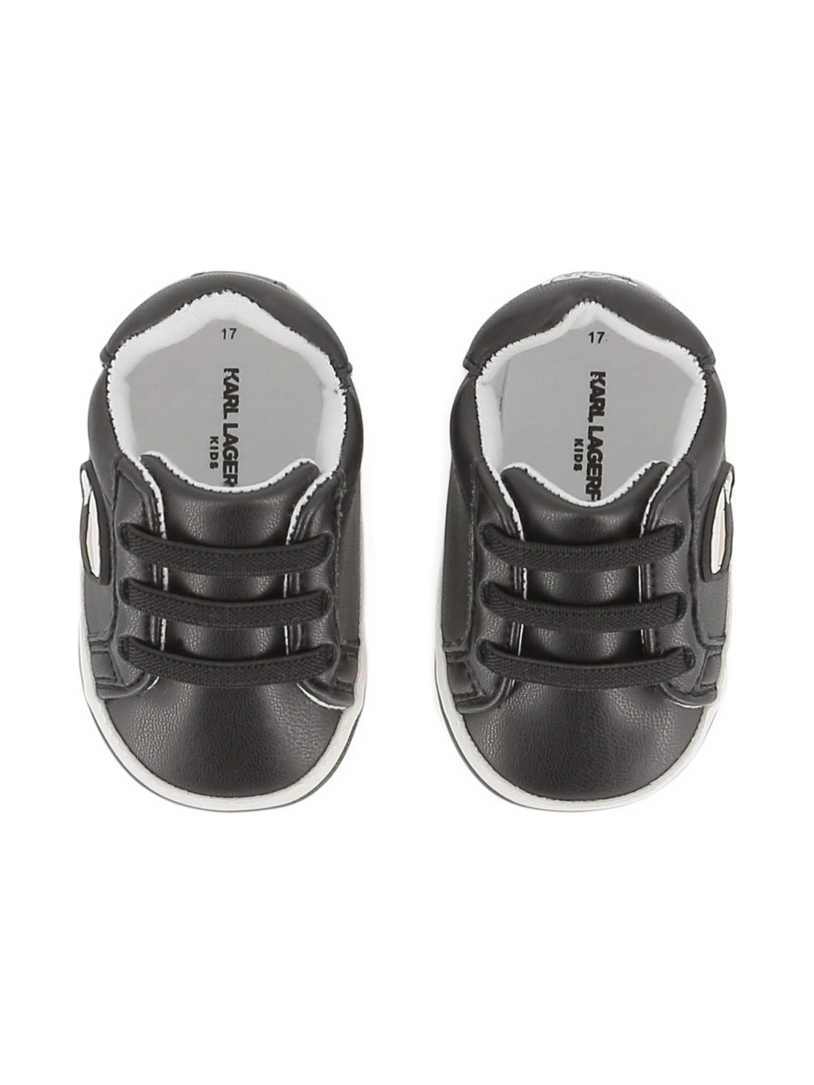 Sneakers Karl Lagerfeld negri din piele eco - Img 4