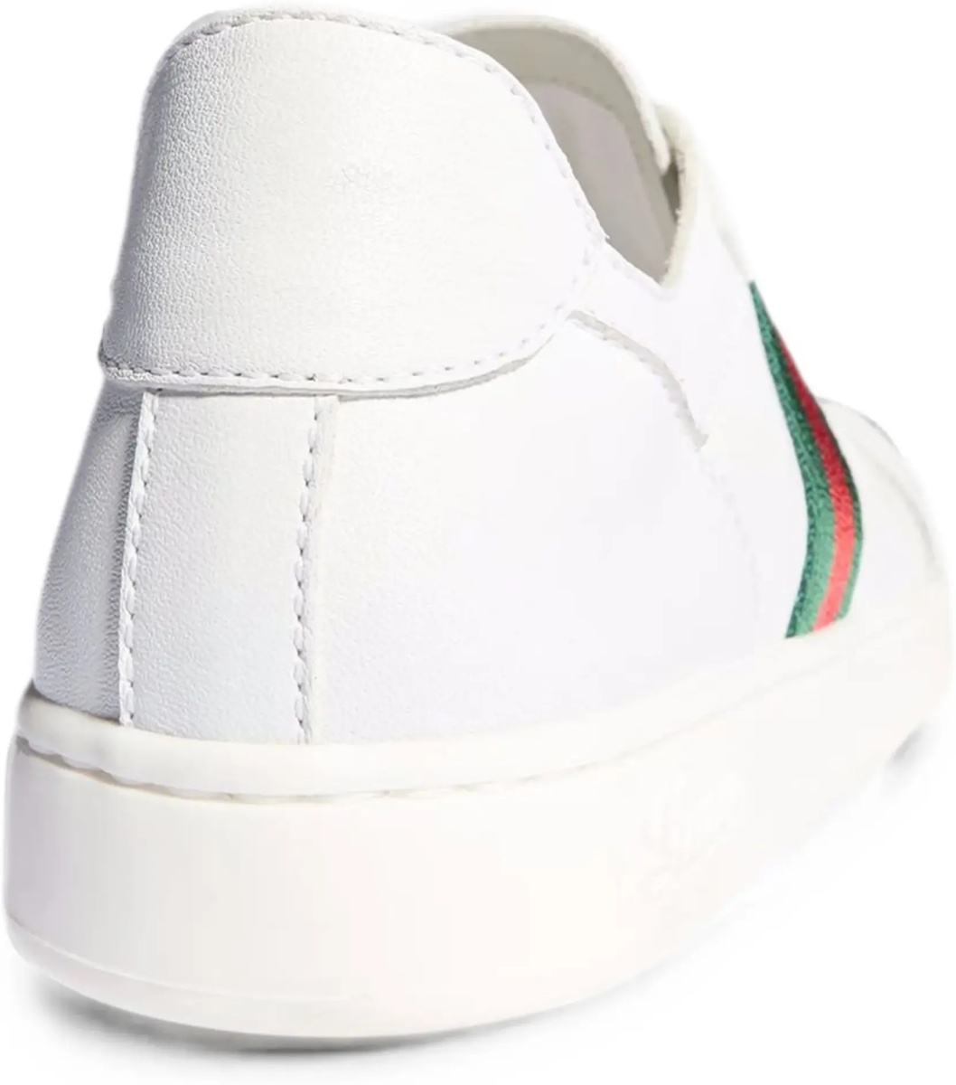 Sneakers Leather Sneakers with Web detail for Boy - Img 6