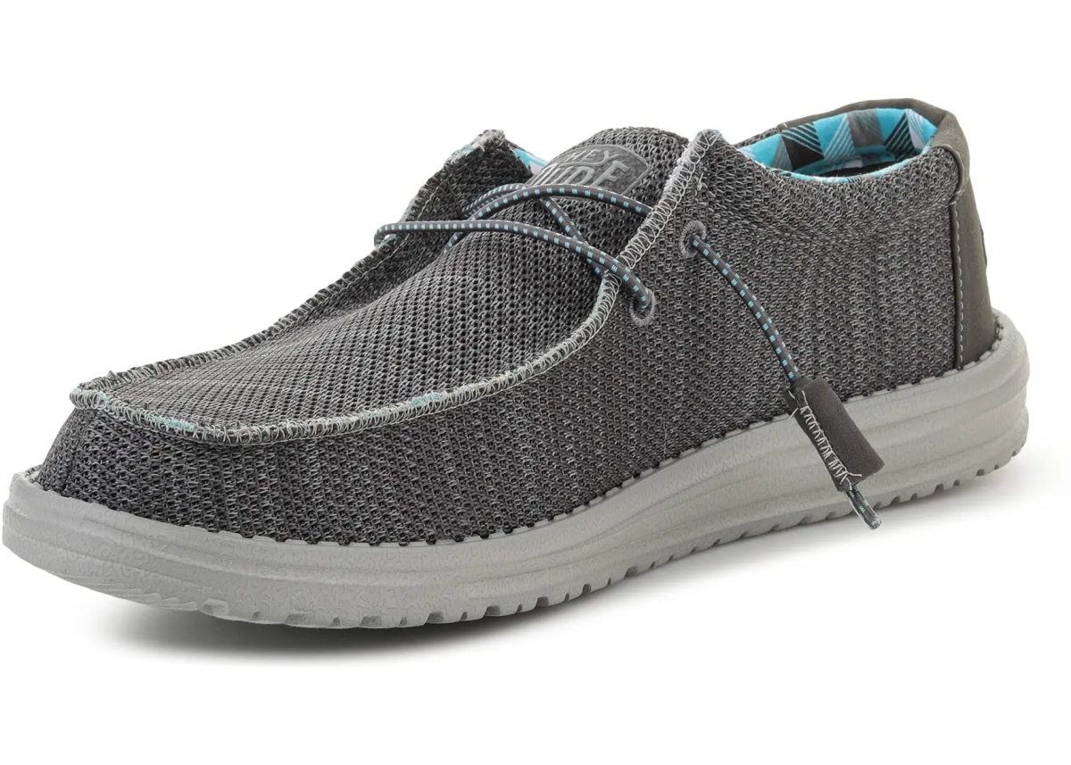 Sneakers Lifestyle shoes Hey Dude Wally Sox Charcoal - Img 3