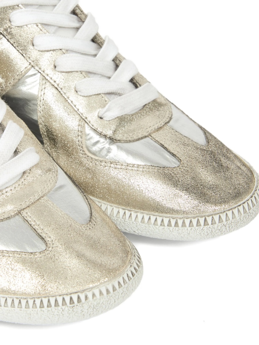 Sneakers Maison Margiela aurii din poliamida si polyester - Img 4