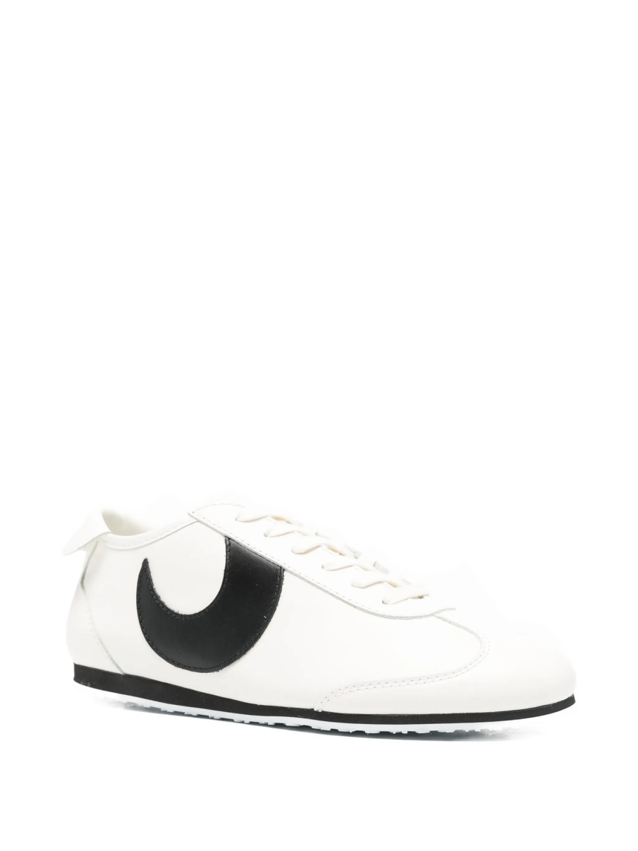 Sneakers MARINE SERRE albi din piele - Img 2