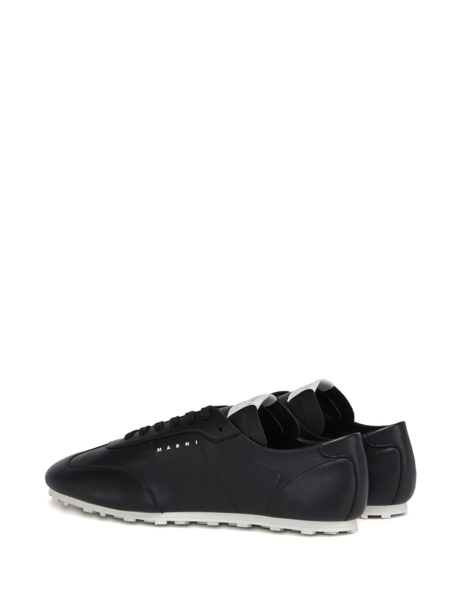 Sneakers Marni negri din piele - Img 3