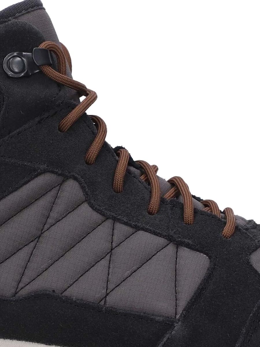 Sneakers Merrell negri din piele intoarsa si material textil - Img 5