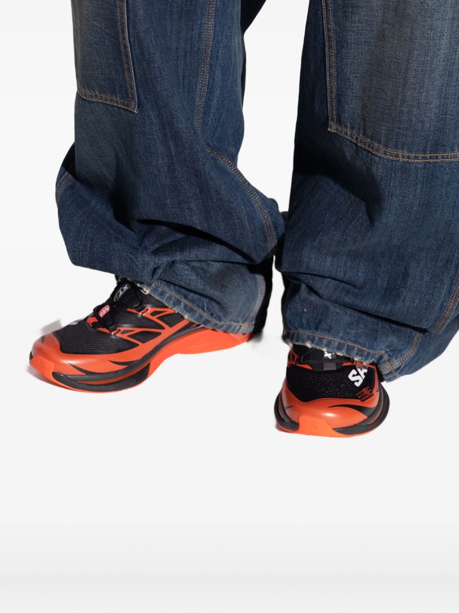 Sneakers MM6 Maison Margiela negri din poliuretan si polyester - Img 5