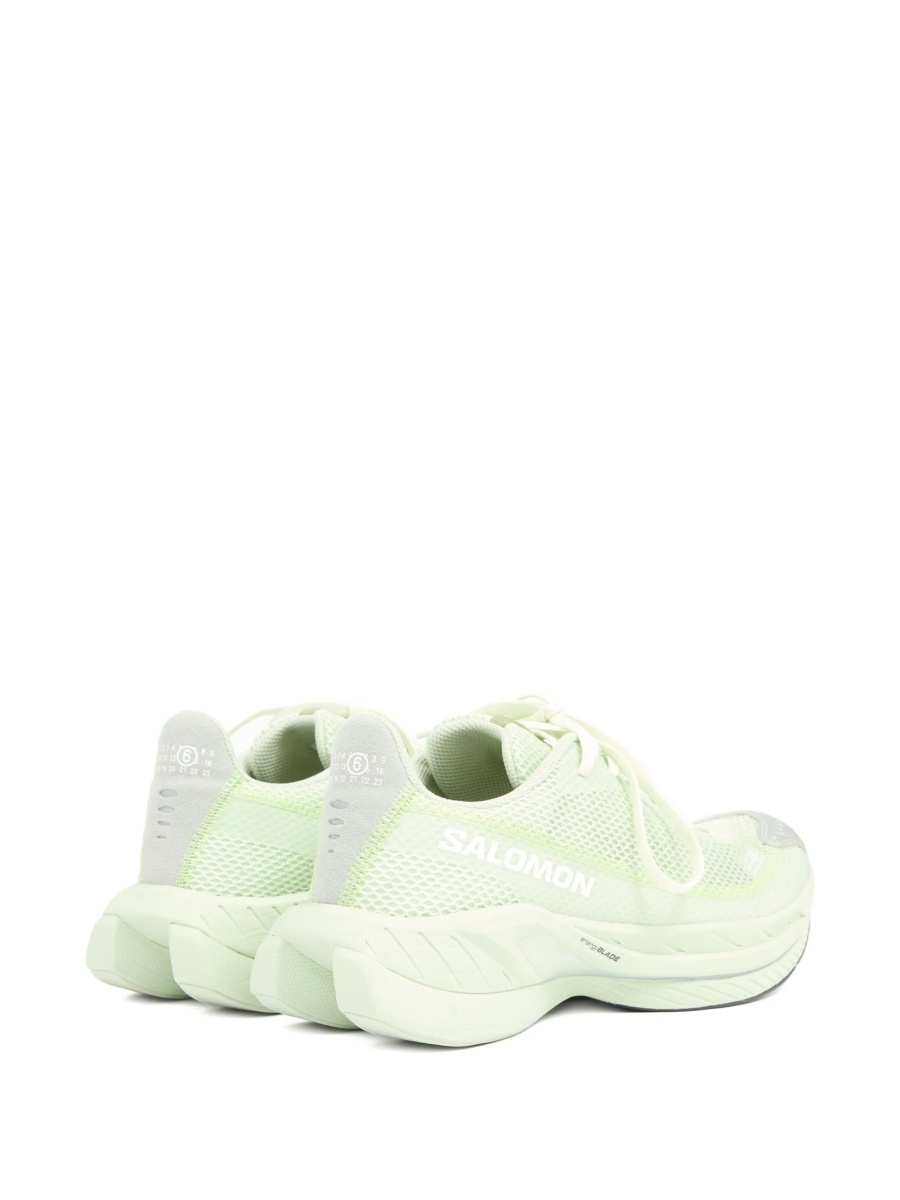 Sneakers MM6 Maison Margiela verzi din polyester - Img 4
