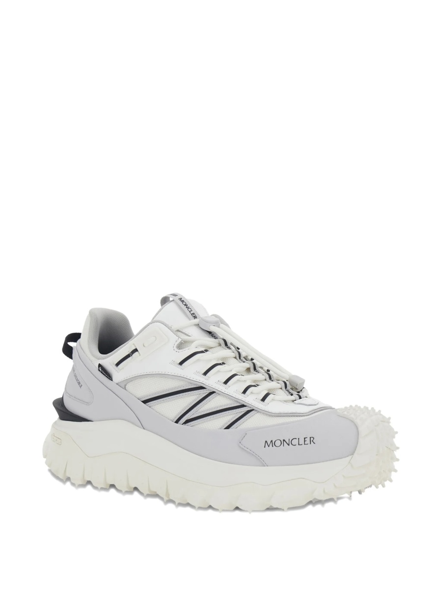 Sneakers Moncler albi din piele - Img 2