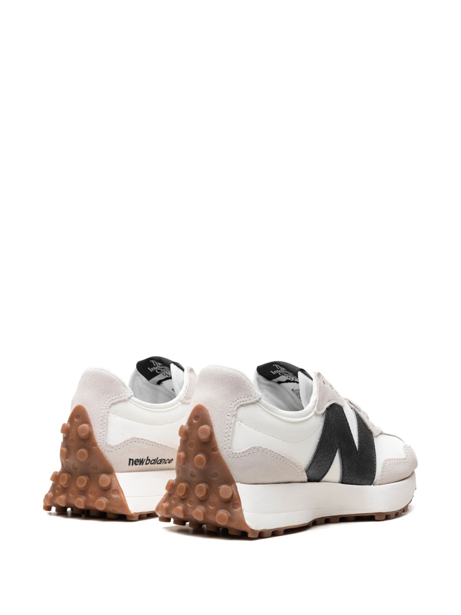 Sneakers New Balance 327 neutri din material textil si piele intoarsa - Img 3