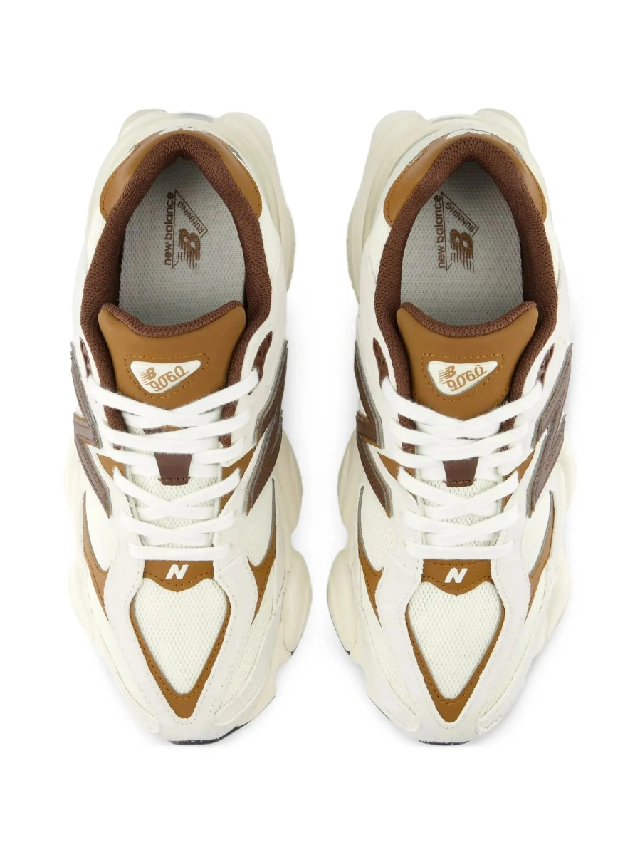 Sneakers New Balance '9060' maro din piele si material textil - Img 7