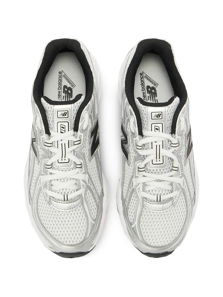 Sneakers New Balance albi din material textil si poliuretan - Img 3