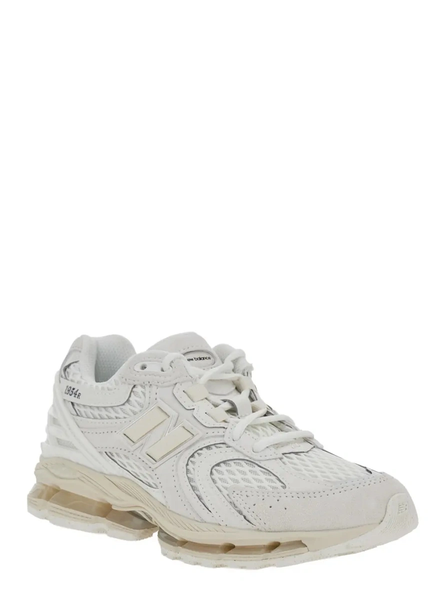 Sneakers New Balance albi din piele si material textil 'U1954' - Img 2