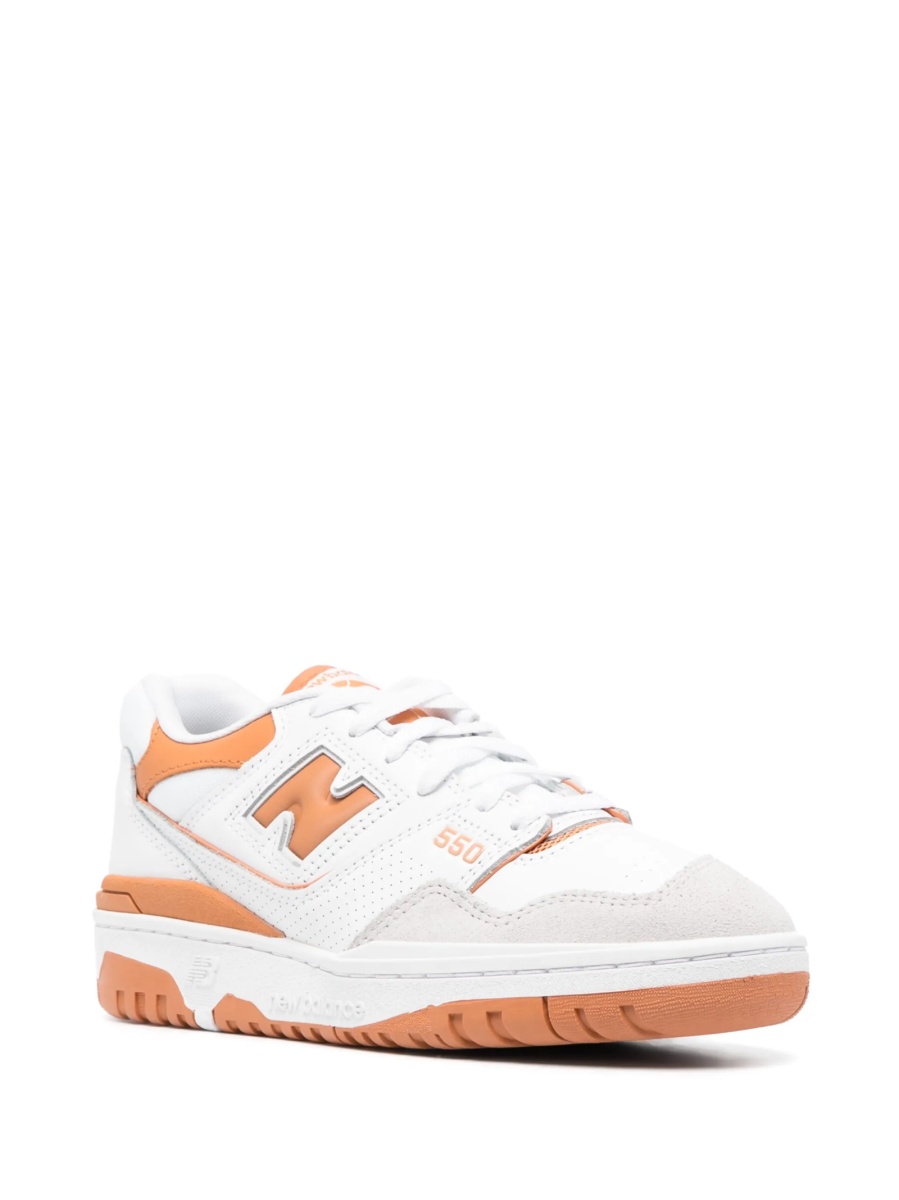 Sneakers New Balance albi din piele - Img 2