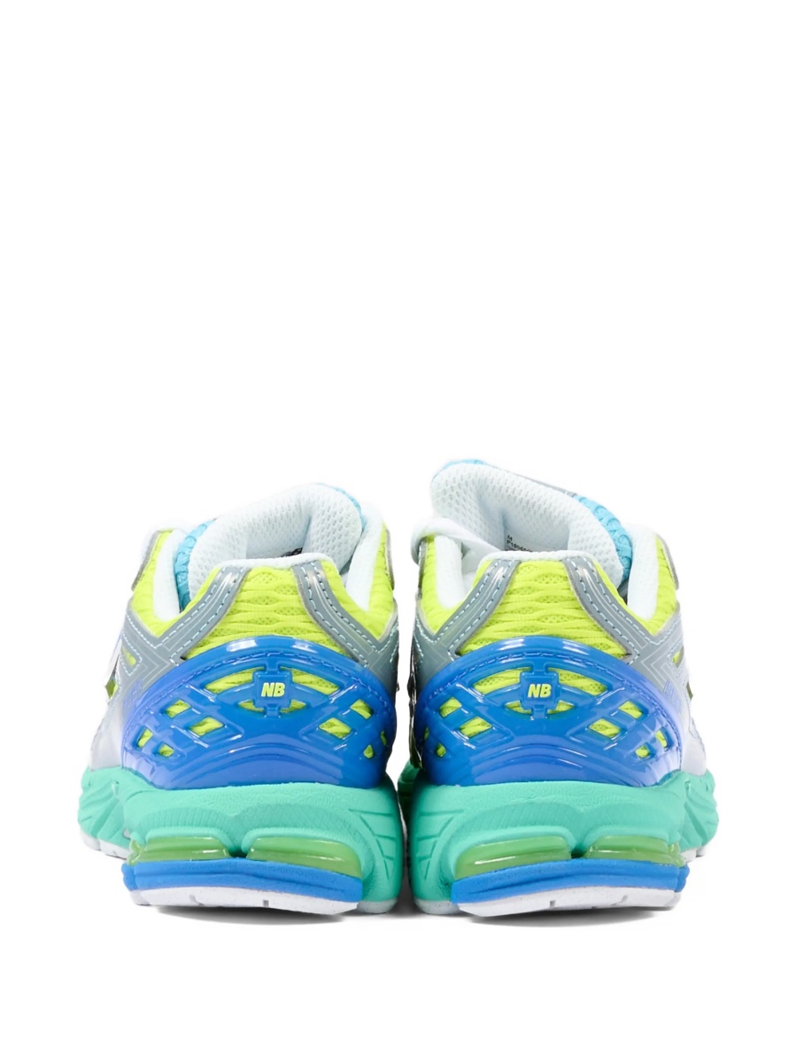 Sneakers New Balance Kids galbeni din material textil - Img 4
