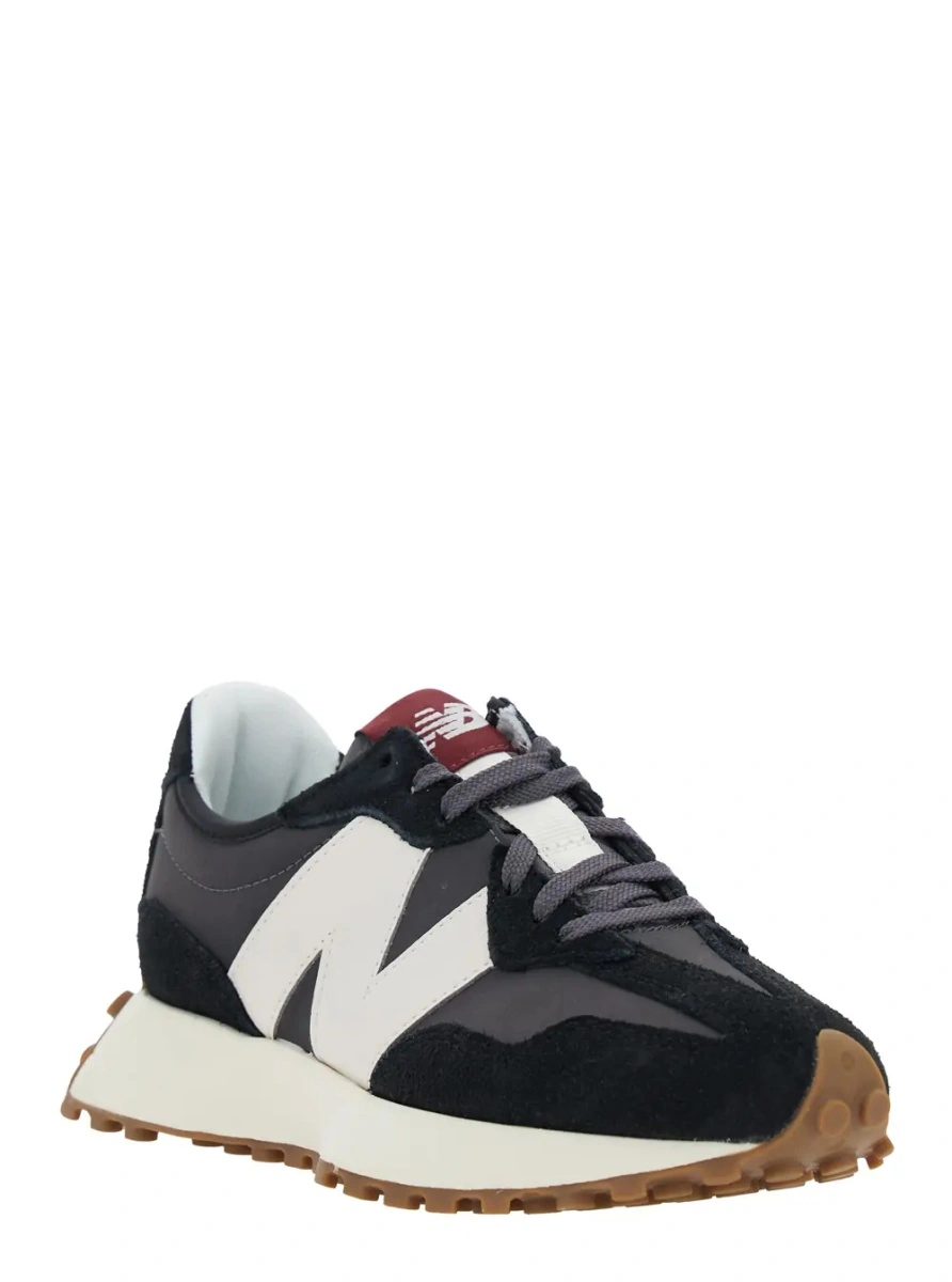 Sneakers New Balance negri din piele intoarsa - Img 2