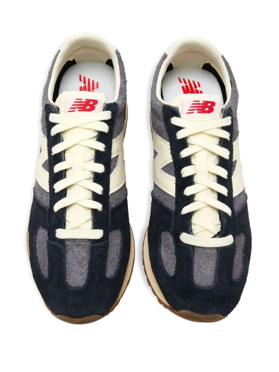 Sneakers New Balance negri din piele intoarsa - Img 6