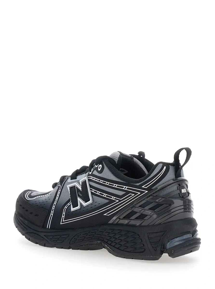 Sneakers New Balance negri din piele si material textil '1906E' - Img 3